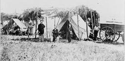 USCC Tent at the Battle of Gettysburg, 1863