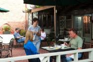 Enjoy breakfast on the patio Credit: Timothy J. Dennis