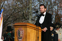 Memorial Day Ceremony with President Lincoln