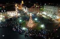 Tree lighting in Downtown Gettysburg